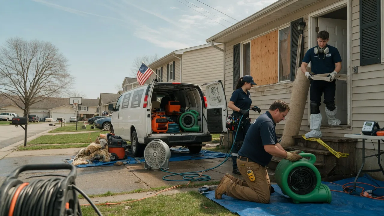 Water Damage Restoration in Springbrook, IA near me